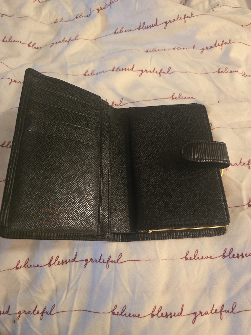 Louis Vuitton Black Mini Epi Wallet - Picture 8 of 15